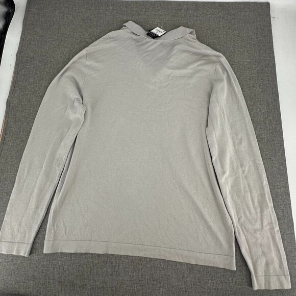 NEW And Now This Mens Henley Shirt Long Sleeve Split Neck $39.50 XL Lunar Rock - Picture 13 of 14
